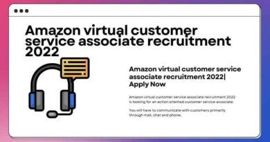 Amazon virtual customer service associate recruitment 2022 Apply Now (1)