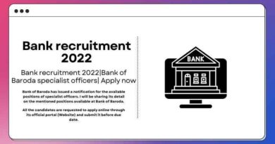 Bank recruitment 2022Bank of Baroda specialist officers Apply now (1)