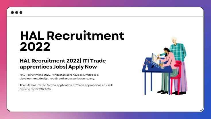 HAL Recruitment 2022 ITI Trade apprentices Jobs Apply Now (1)