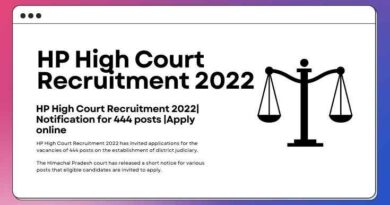 HP High Court Recruitment 2022 Notification for 444 posts Apply online (1)
