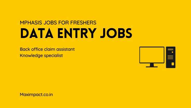 Mphasis Jobs for freshers Data entry jobs Apply now (1)