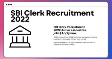 SBI Clerk Recruitment 2022Junior associates jobs Apply now (1)