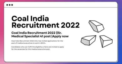 Coal India Recruitment 2022 Sr. Medical Specialist 41 post Apply now (1)
