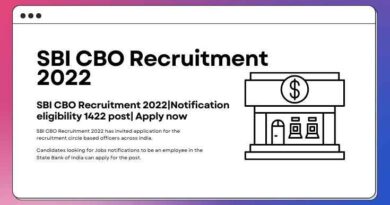 SBI CBO Recruitment 2022Notification eligibility 1422 post Apply now (1)
