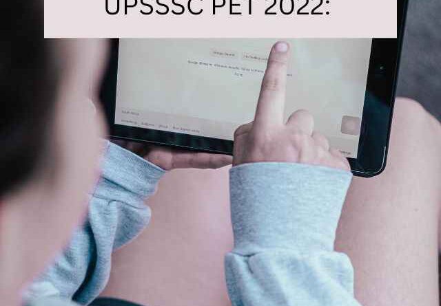 UPSSSC PET 2022 परिणाम 28 अक्टूबर को पर जारी किया जाएगा (1)