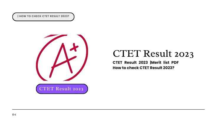 CTET Result 2023 Merit list PDF How to check CTET Result 2023 (1)