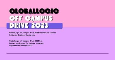 GlobalLogic off campus drive 2023 freshers as Trainee Software Engineer Apply now (1)