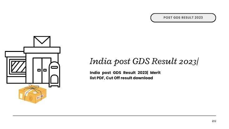 India post GDS Result 2023 Merit list PDF, Cut Off result download (1)