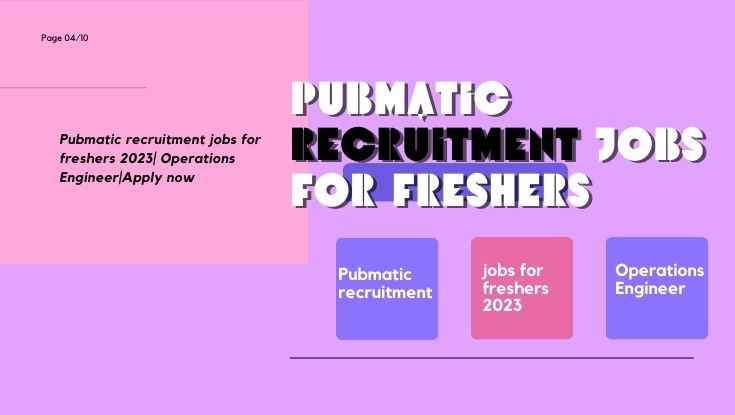 Pubmatic recruitment jobs for freshers 2023 Operations Engineer Apply now (1)