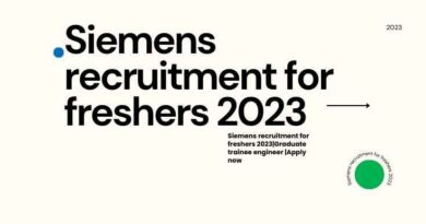Siemens recruitment for freshers 2023Graduate trainee engineer Apply now (1)