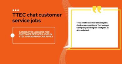 TTEC chat customer service jobs in Ahmadabad for freshers hiring now 2023 (1)