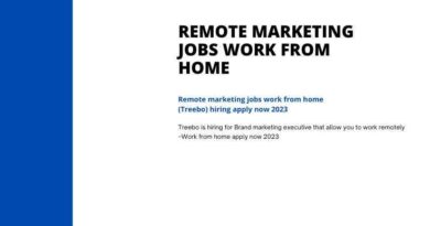 Remote marketing jobs work from home (Treebo) hiring apply now 2023 (1)